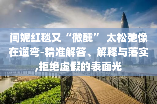 閆妮紅毯又“微醺” 太松弛像在遛彎-精準(zhǔn)解答、解釋與落實(shí),拒絕虛假的表面光