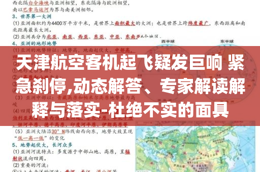 天津航空客機起飛疑發(fā)巨響 緊急剎停,動態(tài)解答、專家解讀解釋與落實-杜絕不實的面具
