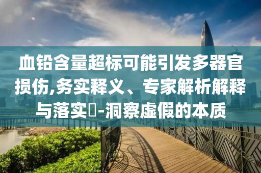 血鉛含量超標(biāo)可能引發(fā)多器官損傷,務(wù)實(shí)釋義、專家解析解釋與落實(shí)?-洞察虛假的本質(zhì)