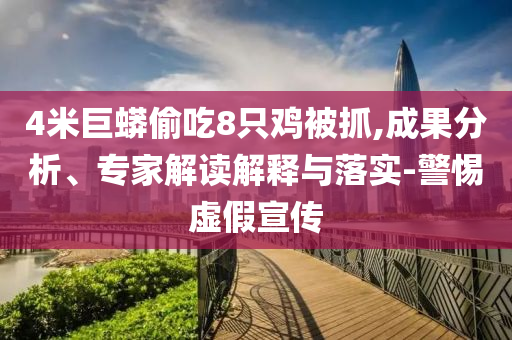 4米巨蟒偷吃8只雞被抓,成果分析、專家解讀解釋與落實(shí)-警惕虛假宣傳