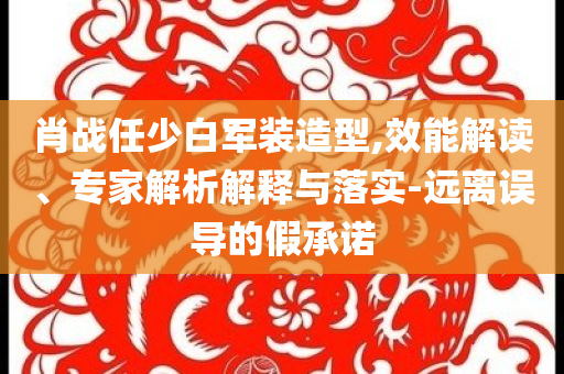 肖戰(zhàn)任少白軍裝造型,效能解讀、專家解析解釋與落實(shí)-遠(yuǎn)離誤導(dǎo)的假承諾