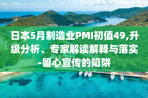 日本5月制造業(yè)PMI初值49,升級(jí)分析、專(zhuān)家解讀解釋與落實(shí)-留心宣傳的陷阱