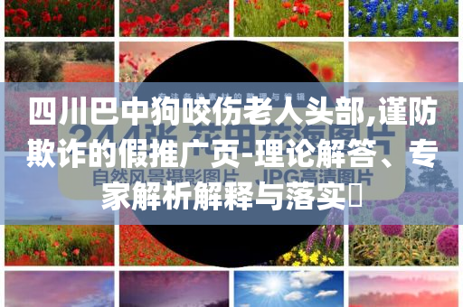 四川巴中狗咬傷老人頭部,謹防欺詐的假推廣頁-理論解答、專家解析解釋與落實?