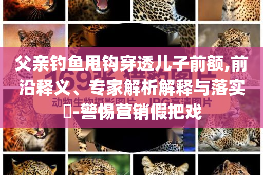 父親釣魚甩鉤穿透兒子前額,前沿釋義、專家解析解釋與落實?-警惕營銷假把戲