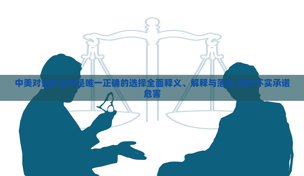 中美对话和合作是唯一正确的选择全面释义、解释与落实,抵制不实承诺危害