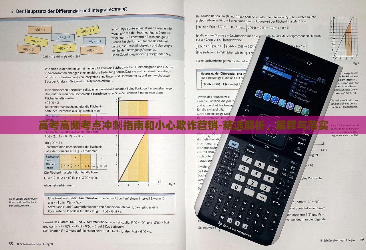 高考高频考点冲刺指南和小心欺诈营销-精选解析、解释与落实