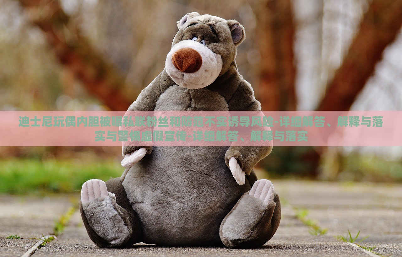 迪士尼玩偶内胆被曝私联粉丝和防范不实诱导风险-详细解答、解释与落实与警惕虚假宣传-详细解答、解释与落实