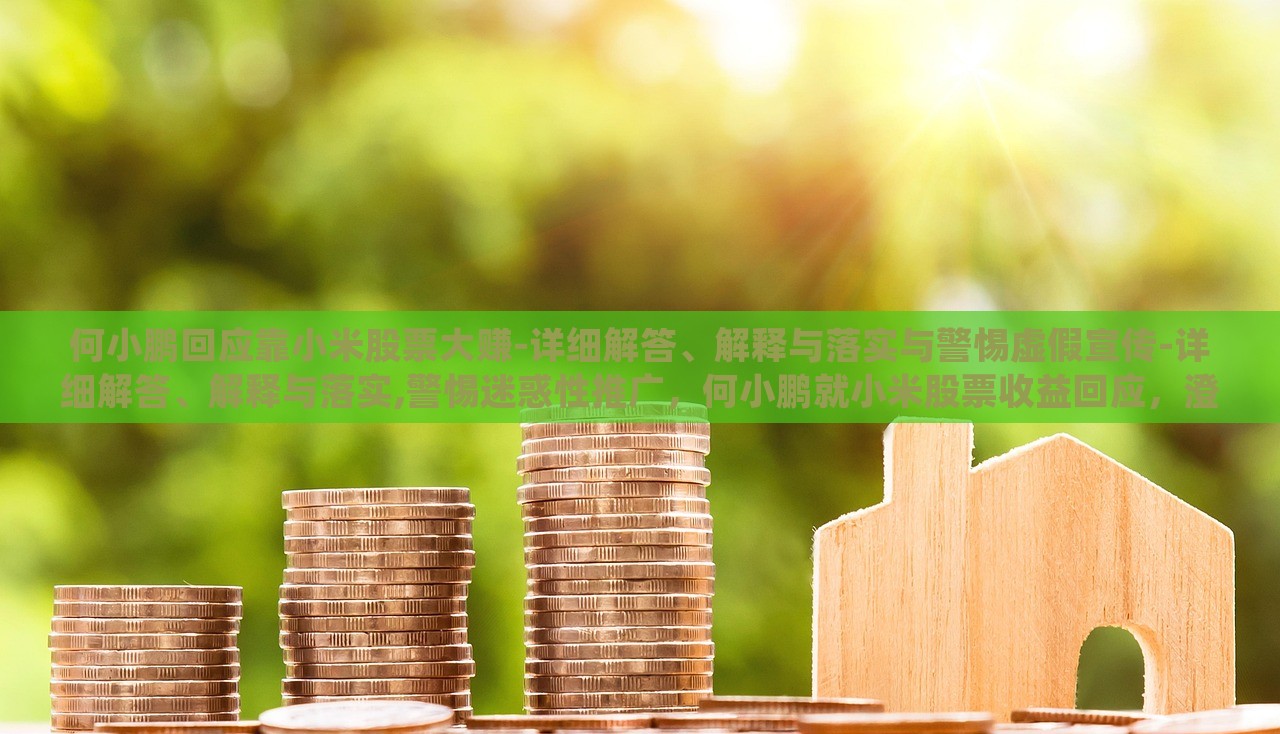 何小鹏回应靠小米股票大赚-详细解答、解释与落实与警惕虚假宣传-详细解答、解释与落实,警惕迷惑性推广，何小鹏就小米股票收益回应，澄清事实与防范虚假宣传
